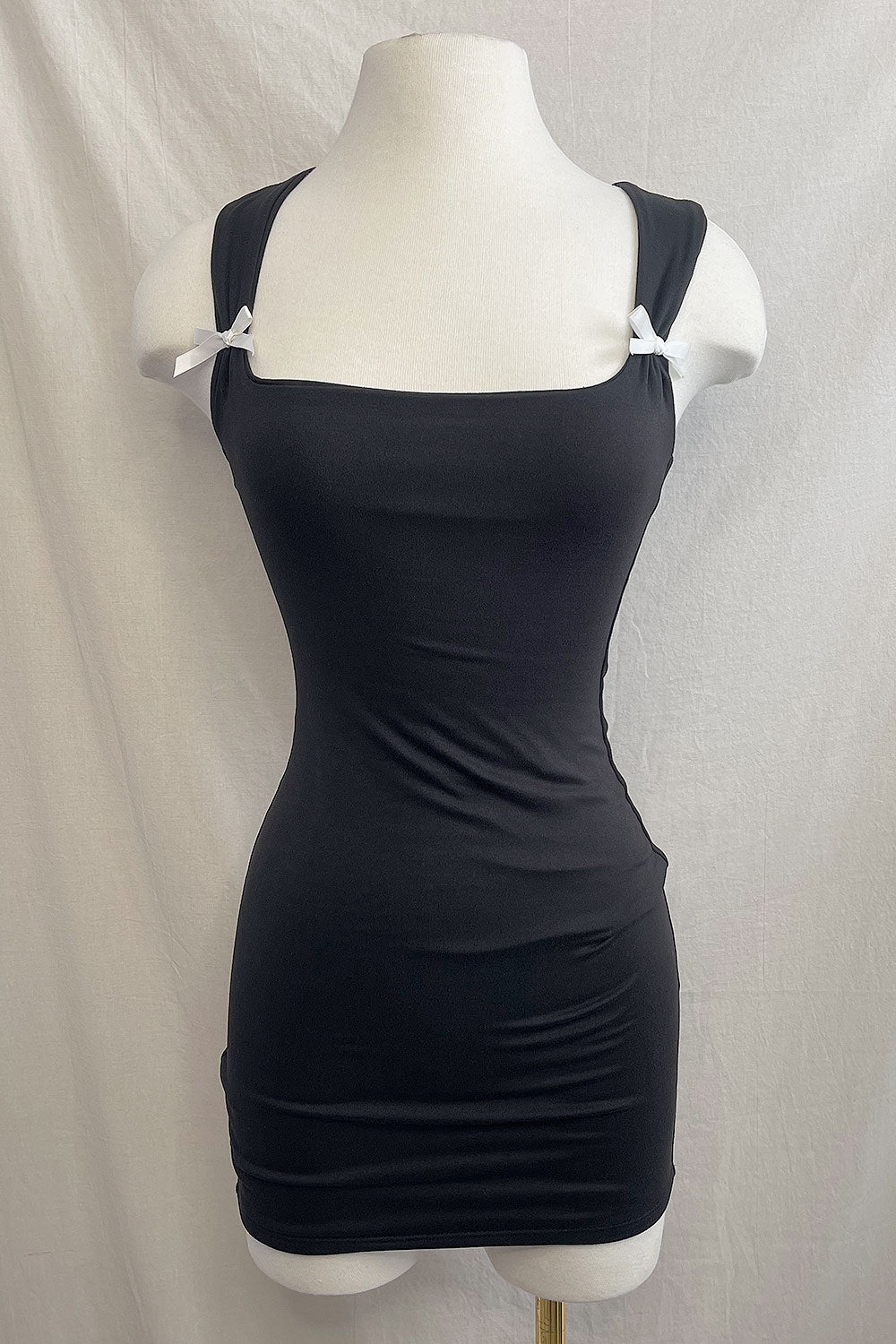 ARIA COQUETTE MINI DRESS Medium / Black ARIA COQUETTE MINI DRESS Medium / Black