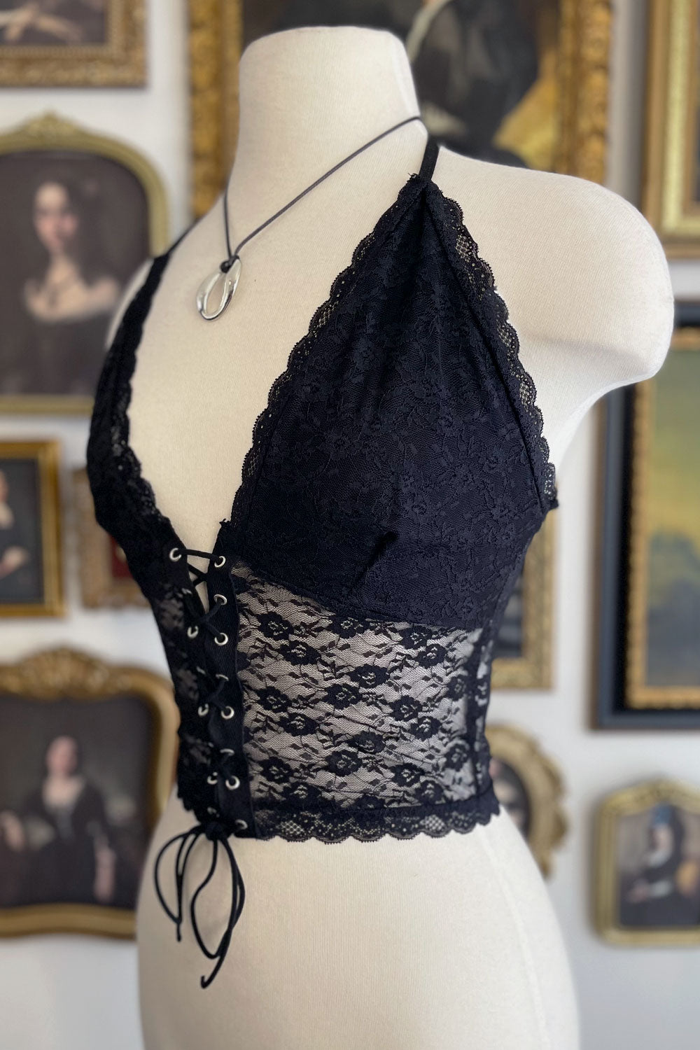 CAMERON HALTER LACE TOP