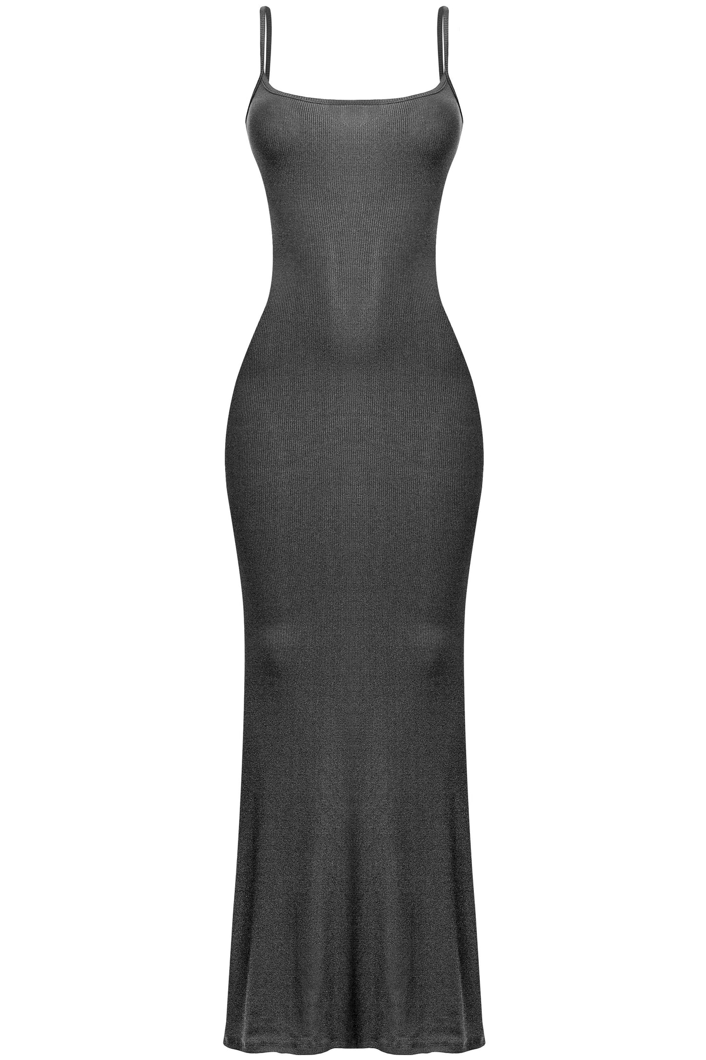 DALILAH SLEEVELESS CAMI RIBBED MAXI DRESS