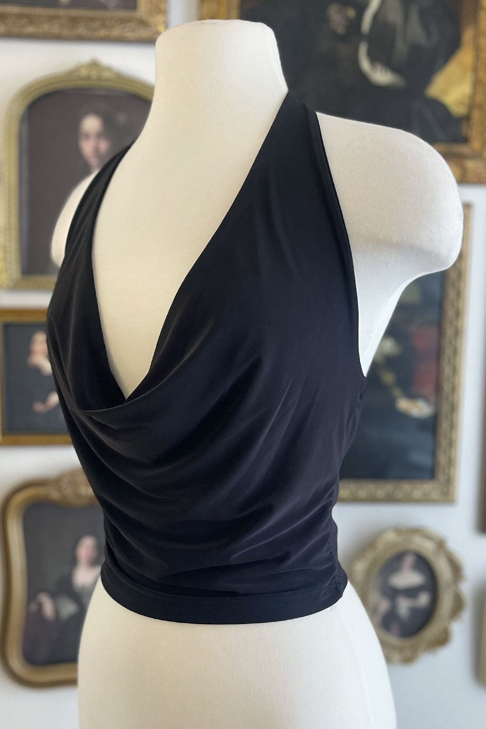 JHANA COWL NECK TOP