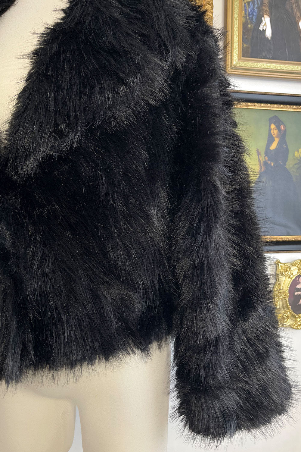 REBECCA FAUX FUR COAT
