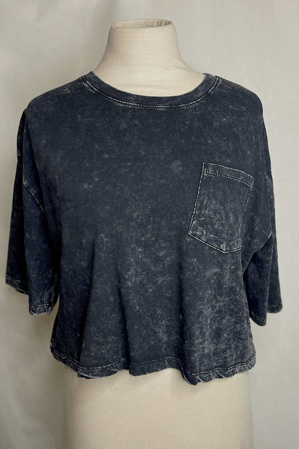 ASHLEY MINERAL WASH CROP TOP