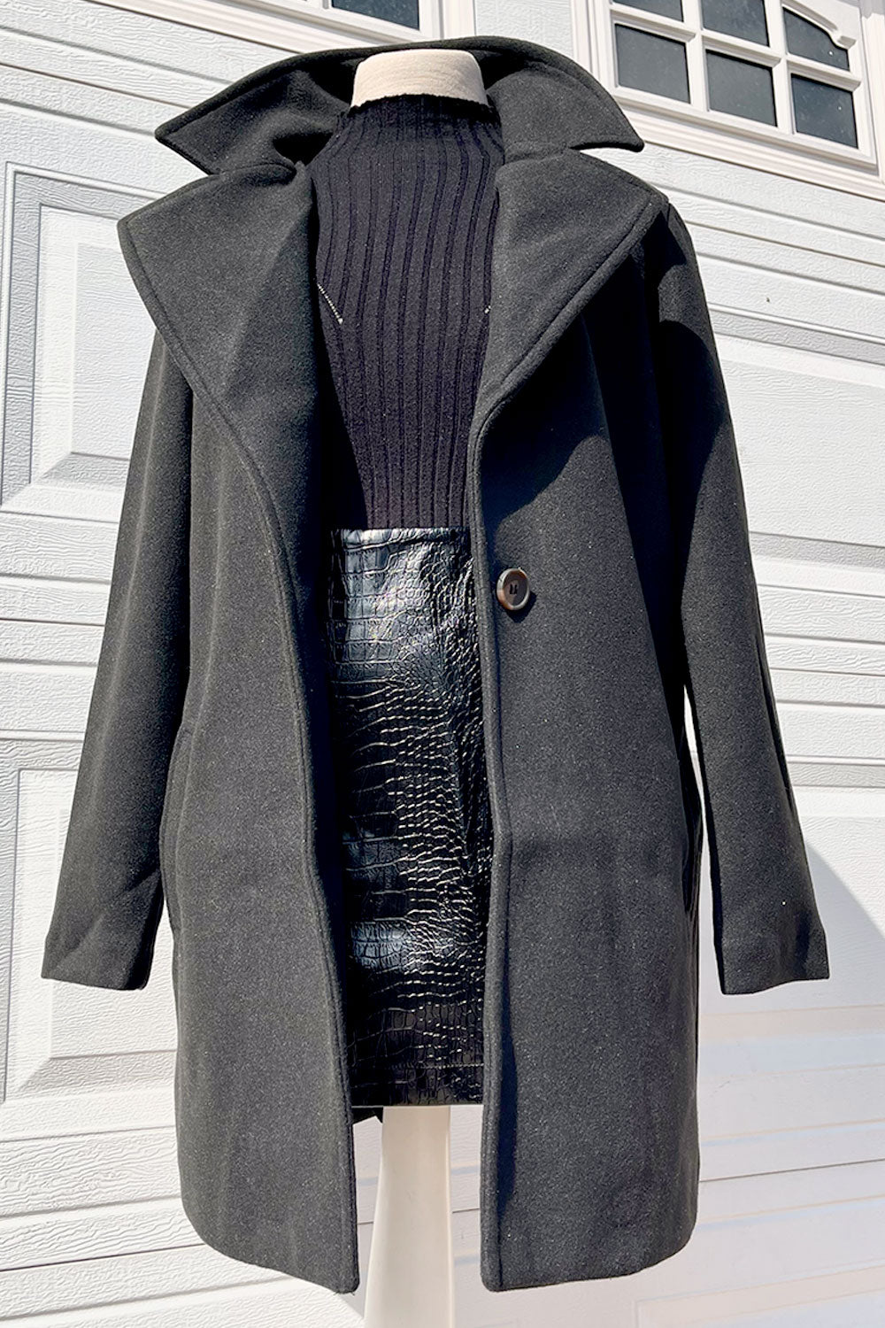 CARMEN COAT - BLACK