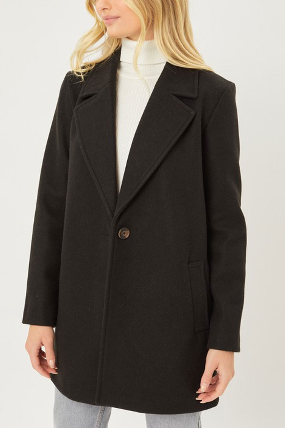 CARMEN COAT - BLACK