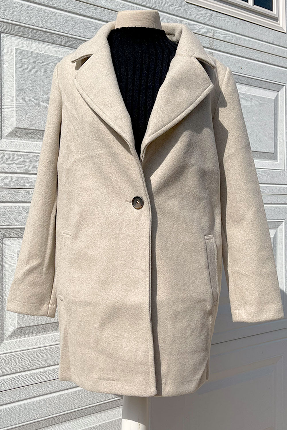 CARMEN COAT - OATMEAL