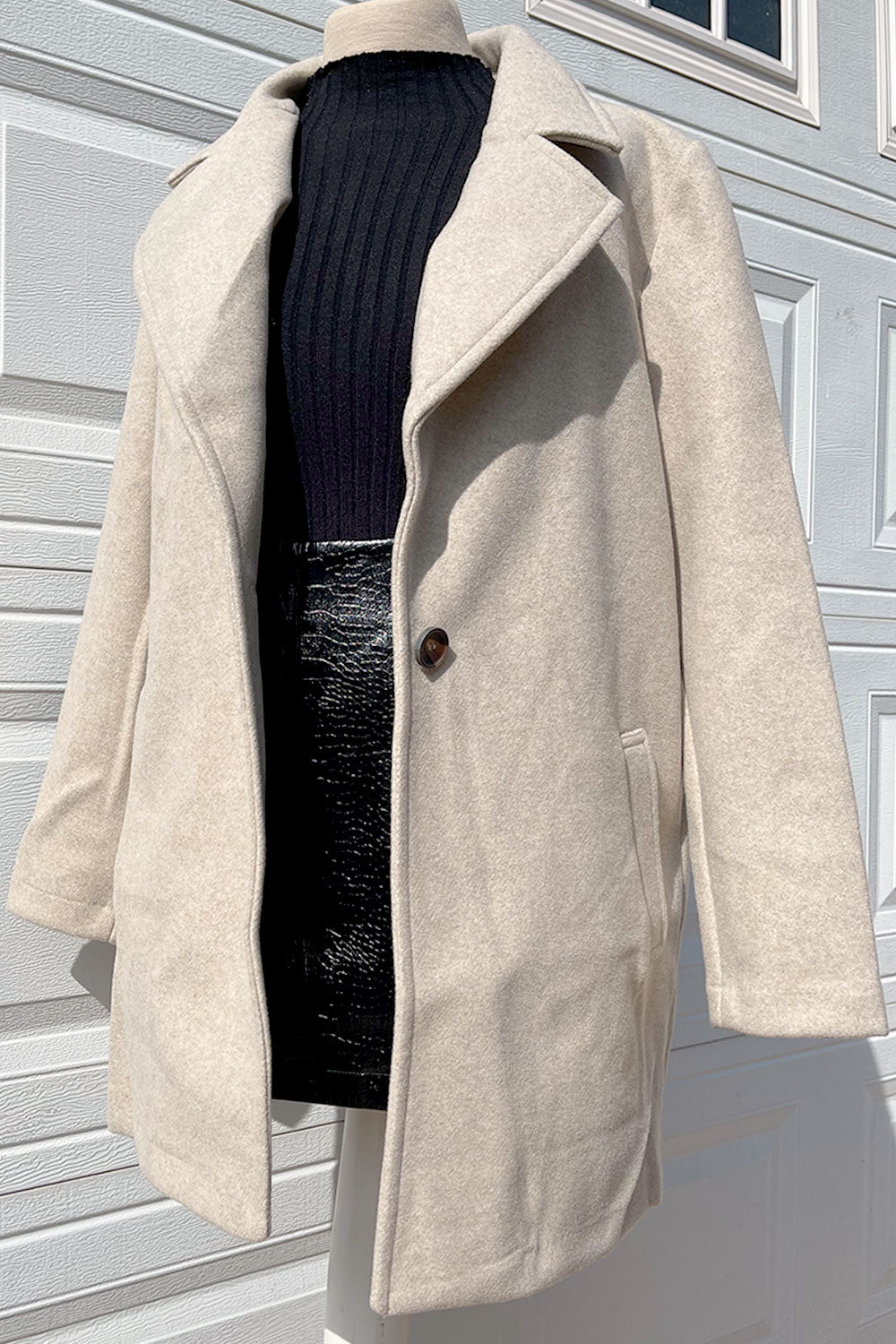 CARMEN COAT - OATMEAL