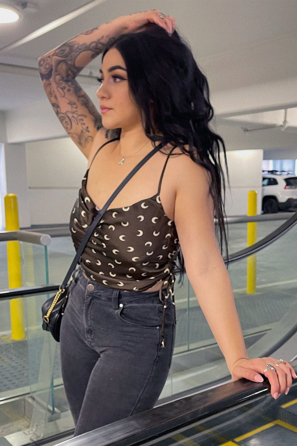 DAISY MOON TOP - BROWN