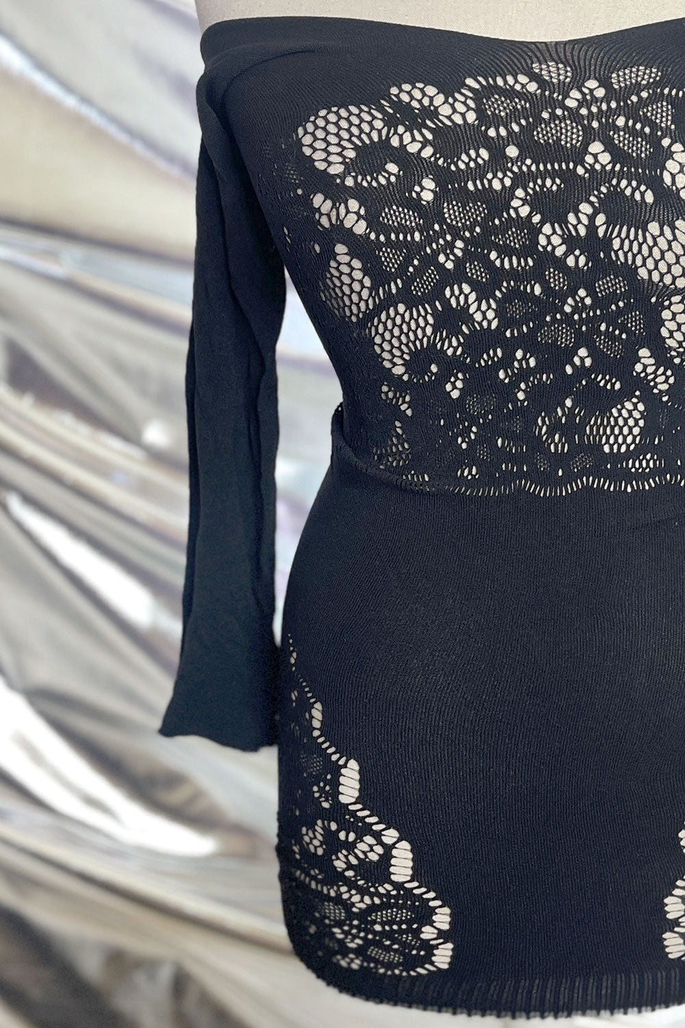 FRANCIS LASER-CUT COVER DRESS