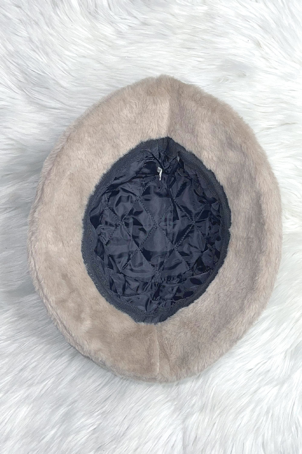 FUZZY BUCKET HAT - MOCHA
