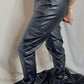 JACKIE FAUX LEATHER CARGO PANTS