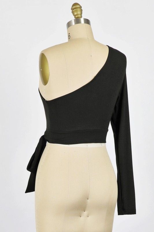 JADE ONE-SHOULDER TOP
