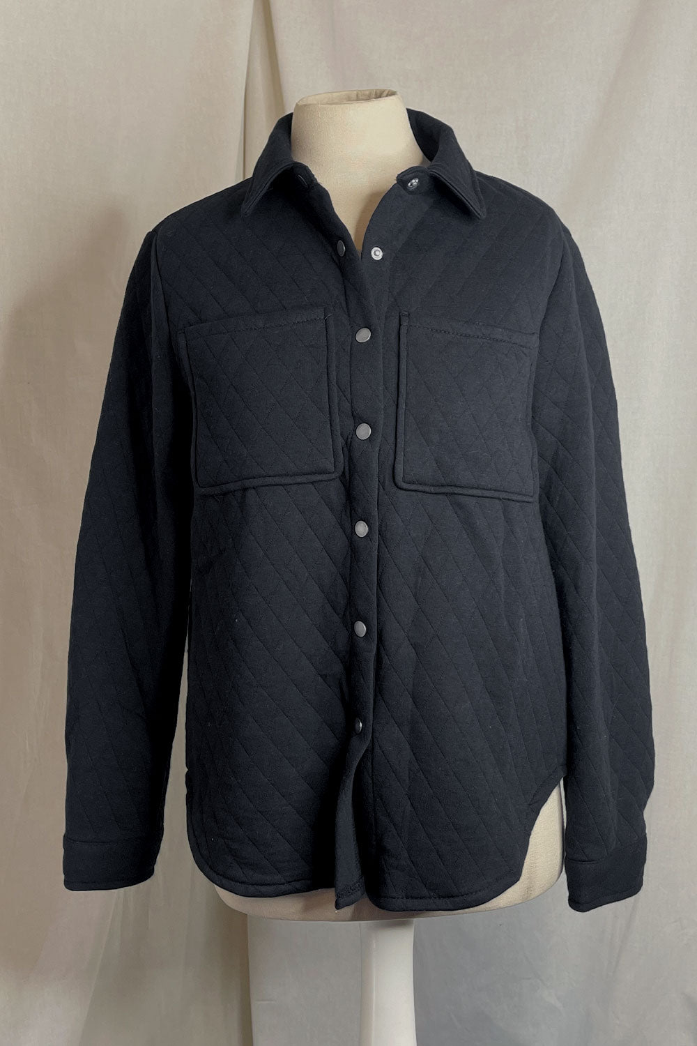 LAUREN DIAMOND QUILTED SHACKET