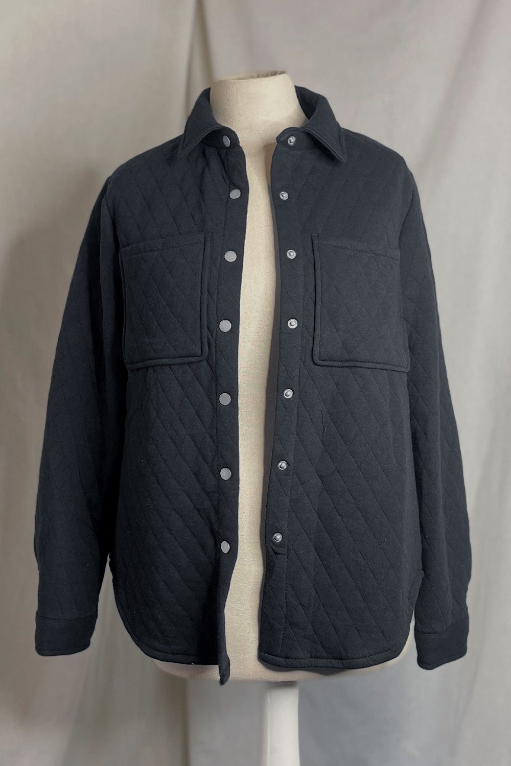 LAUREN DIAMOND QUILTED SHACKET
