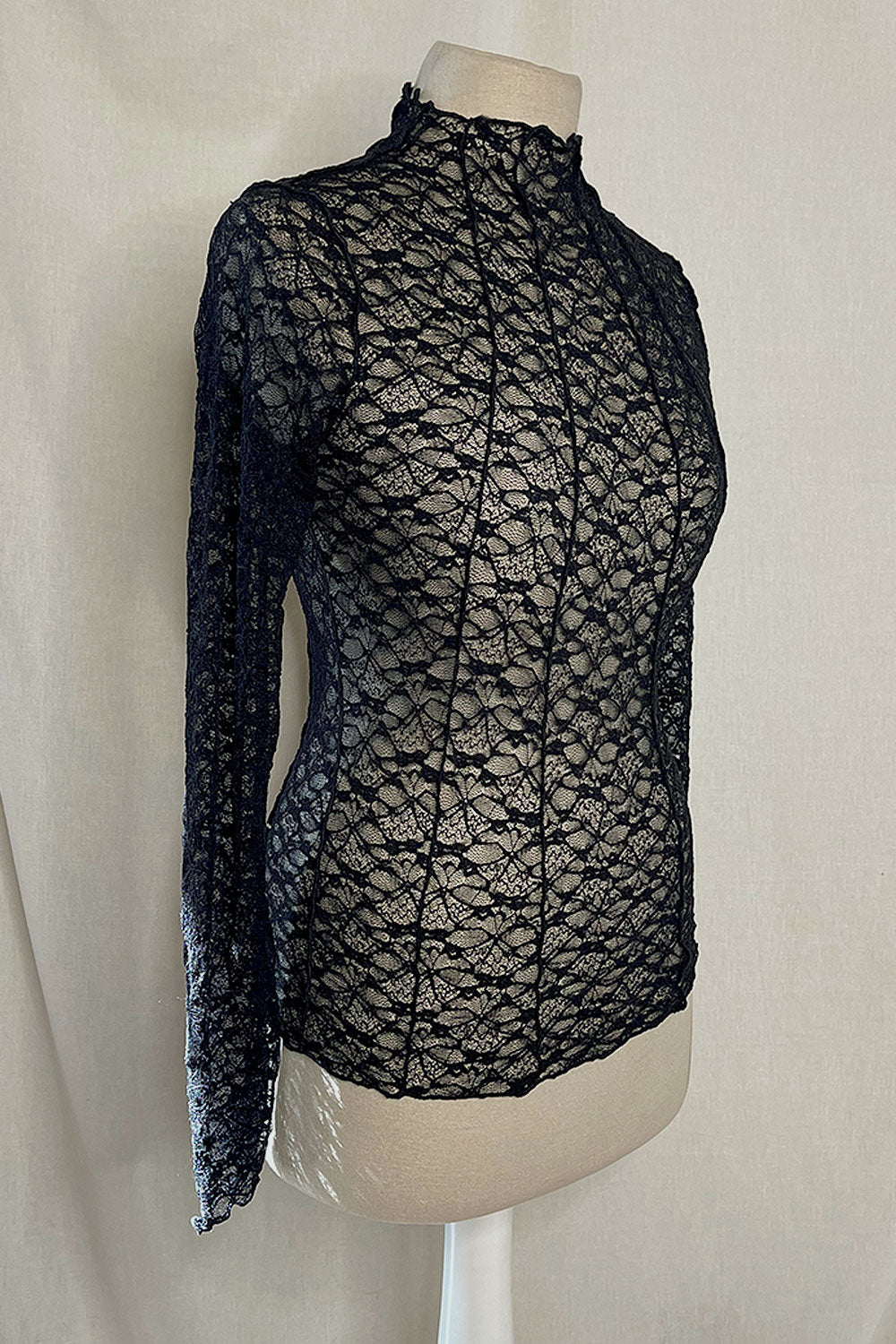 LETTY SHEER LACE TOP