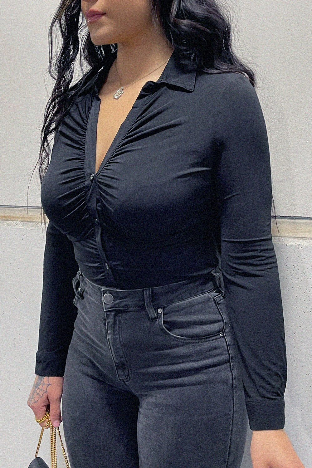 LUCIA RUCHED TOP