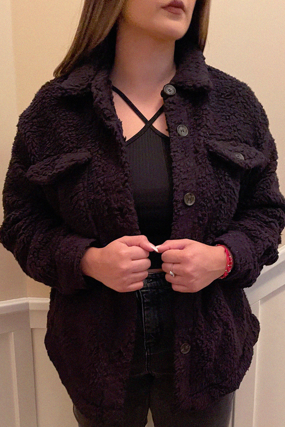 MADELYN SHERPA JACKET