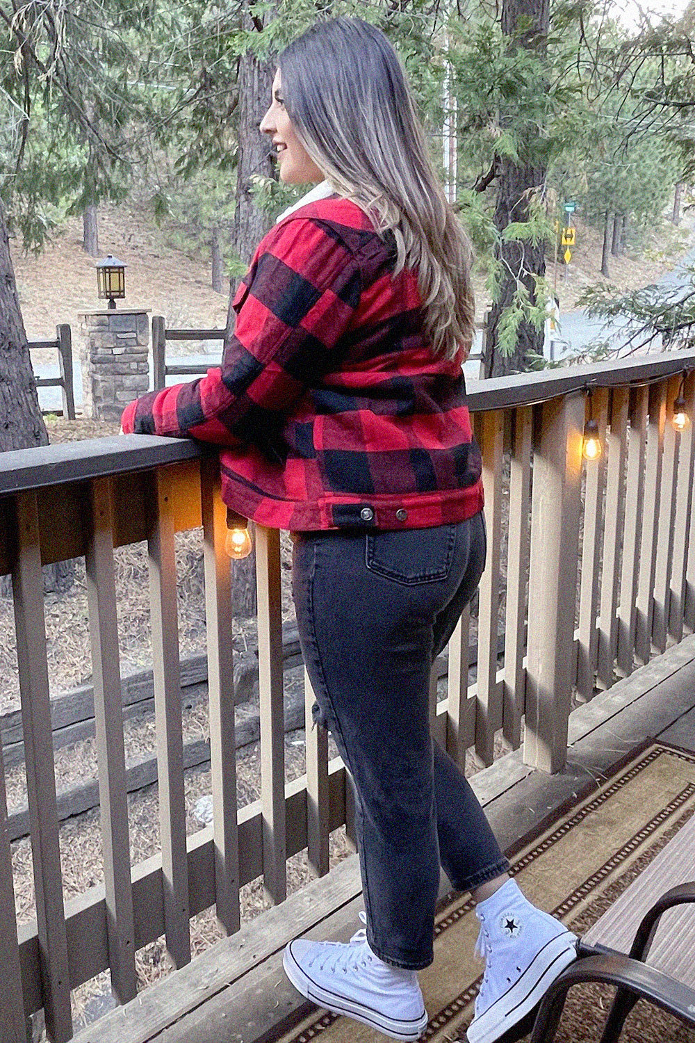 MERCEDES PLAID JACKET