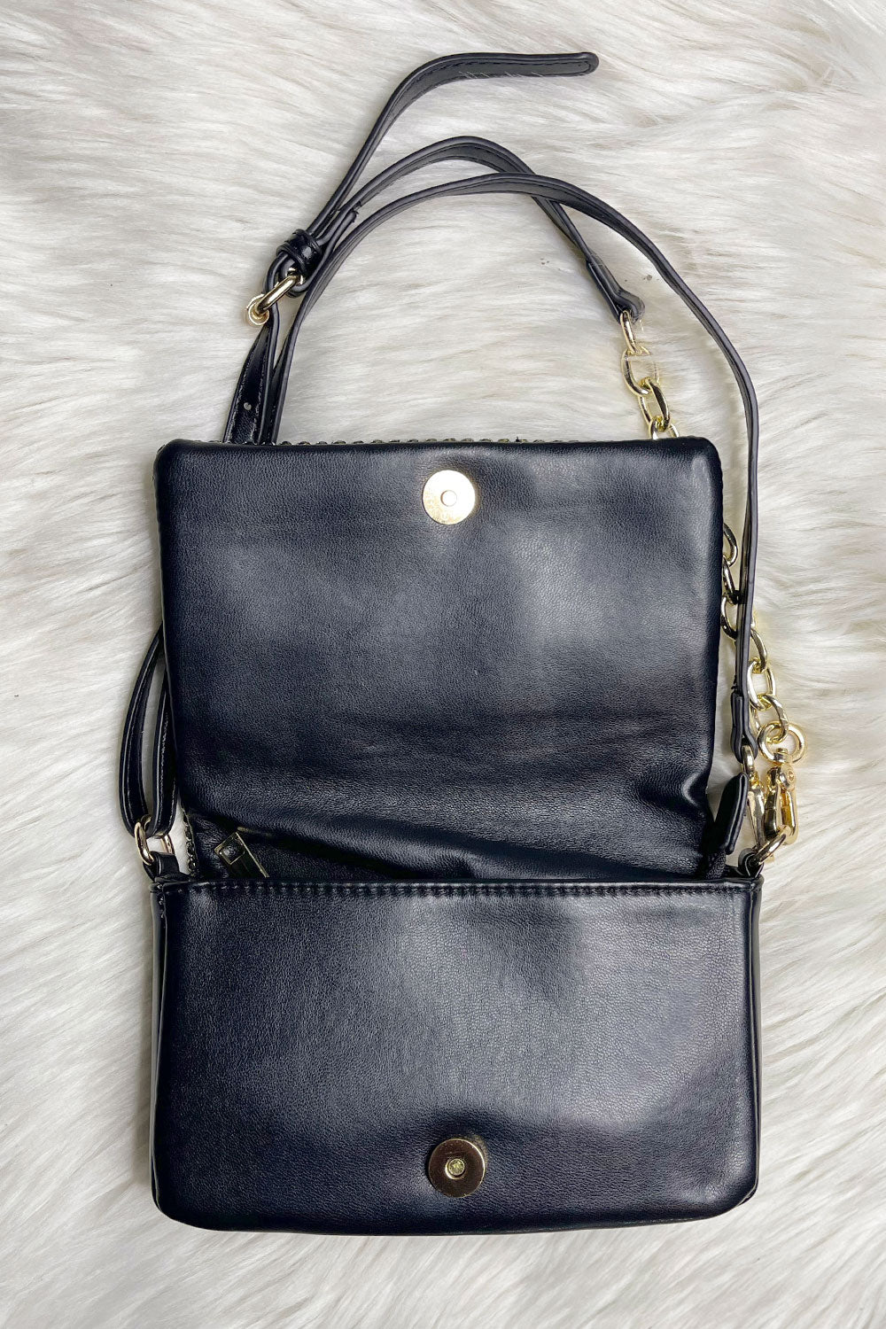 PARIS RHINESTONE PURSE - BLACK