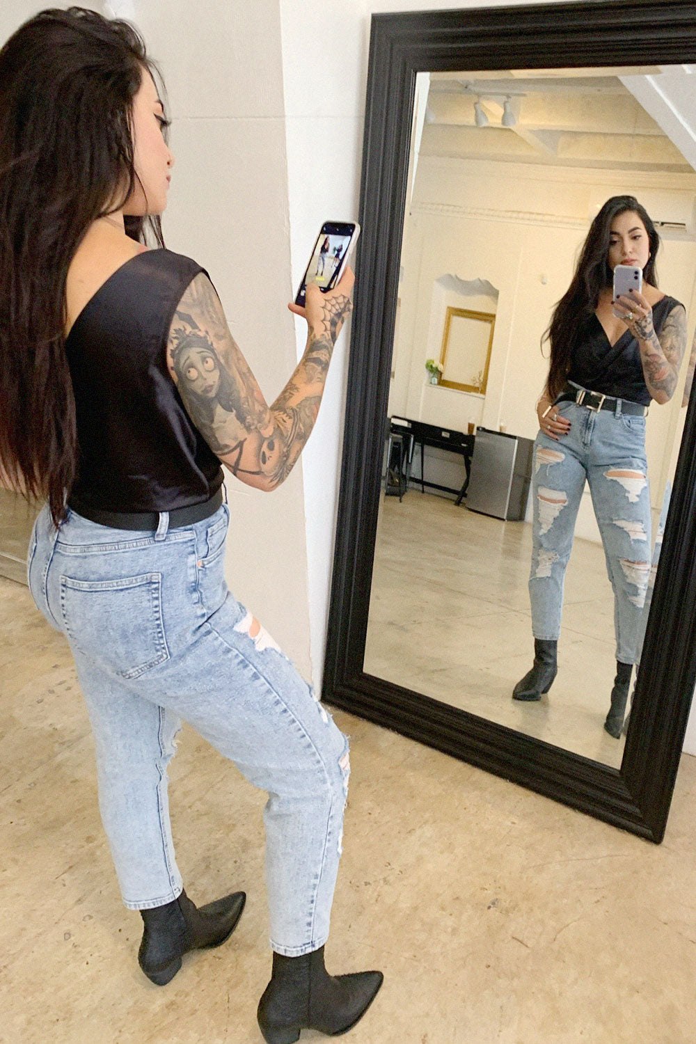 TATIANA SATIN BODYSUIT