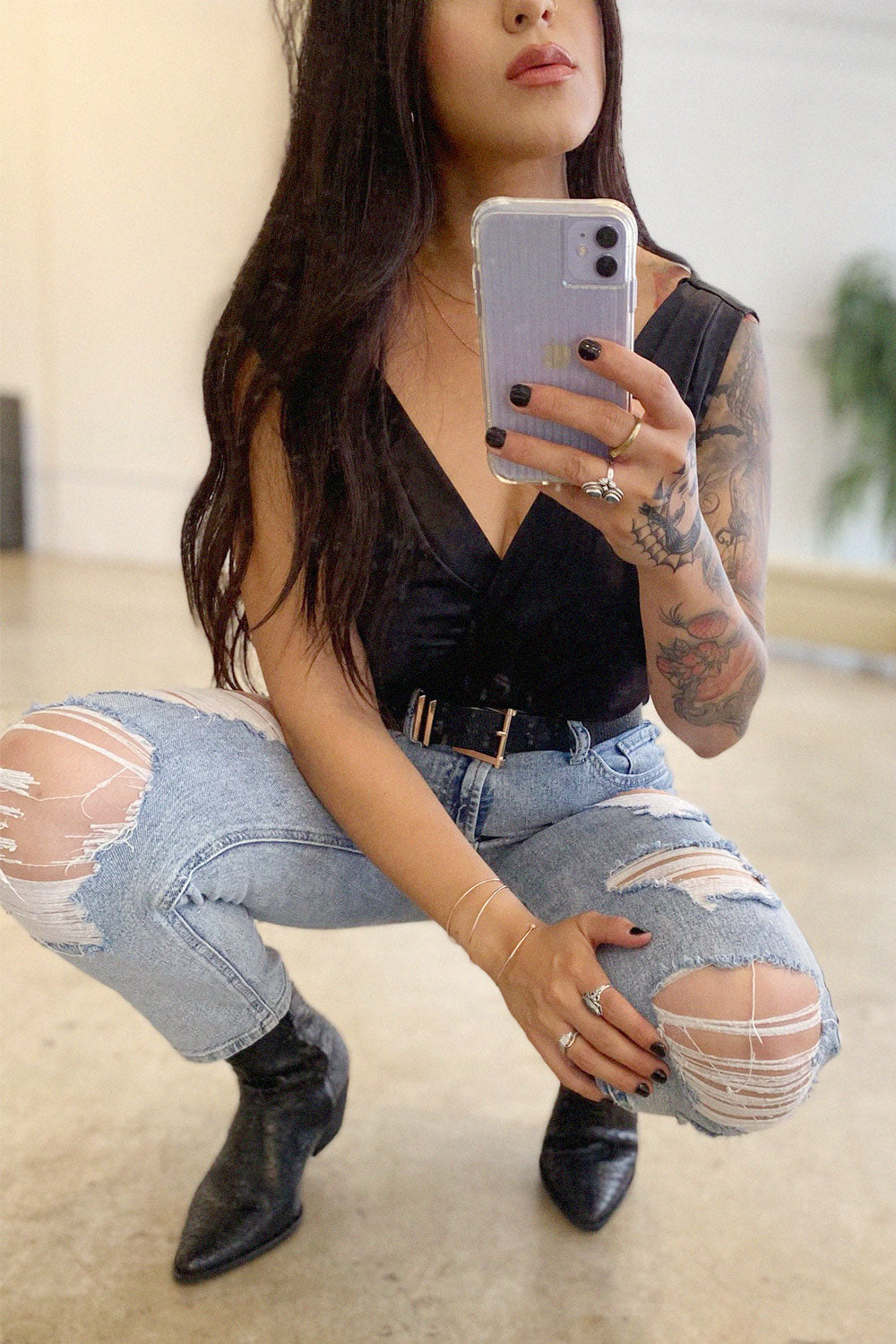 TATIANA SATIN BODYSUIT
