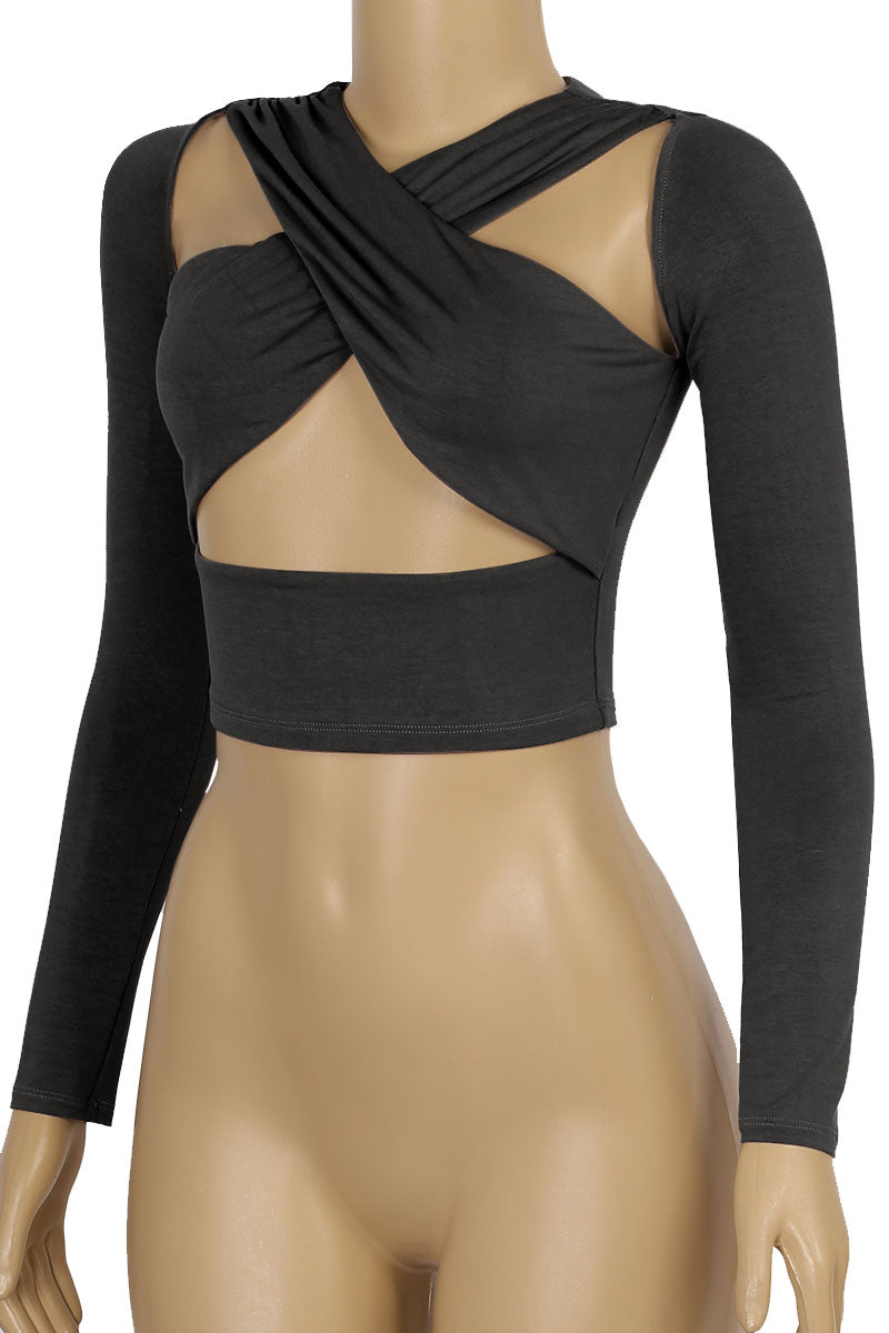 MARIANNA CRISS CROSS TOP