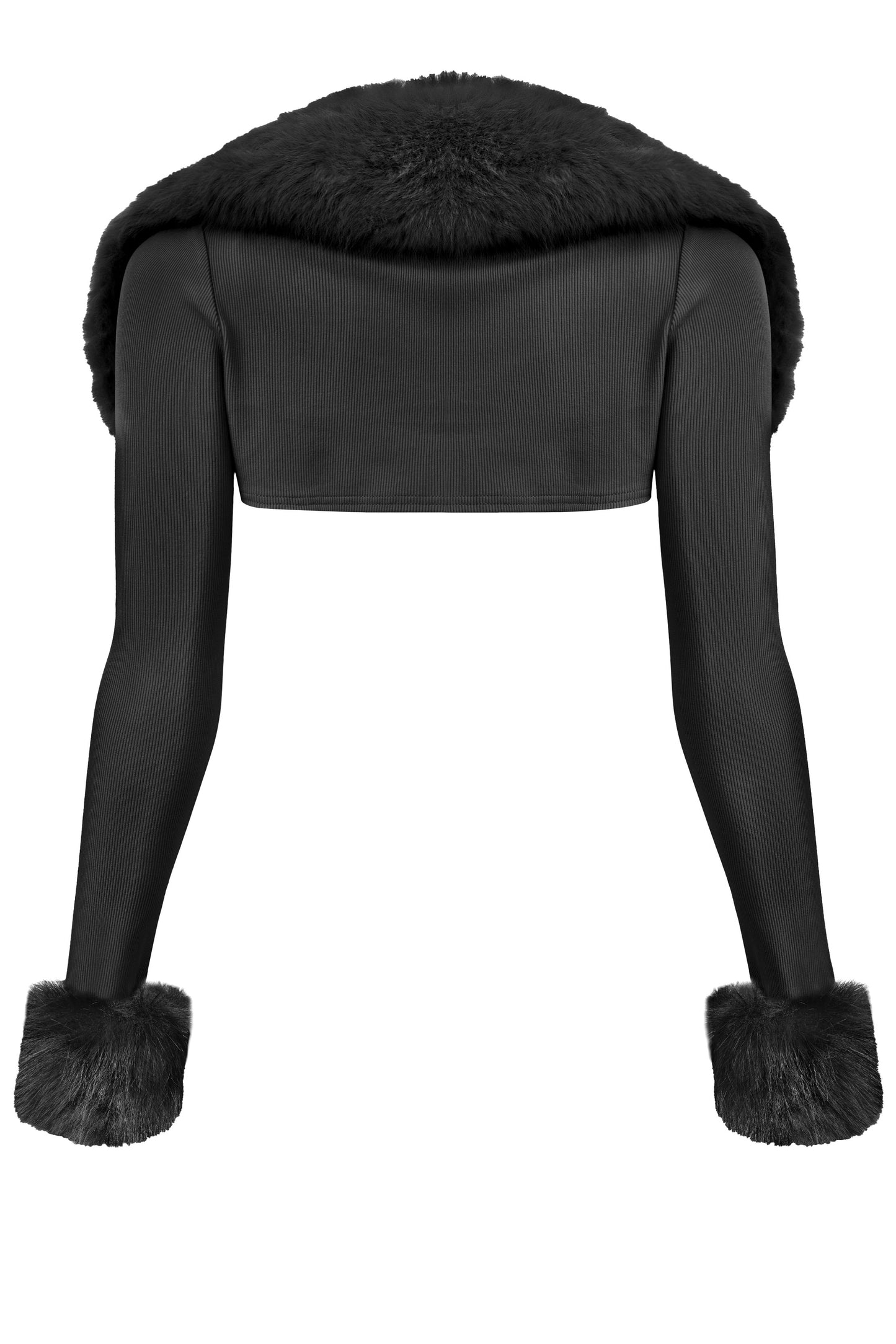 SEANNY FAUX FUR BOLERO