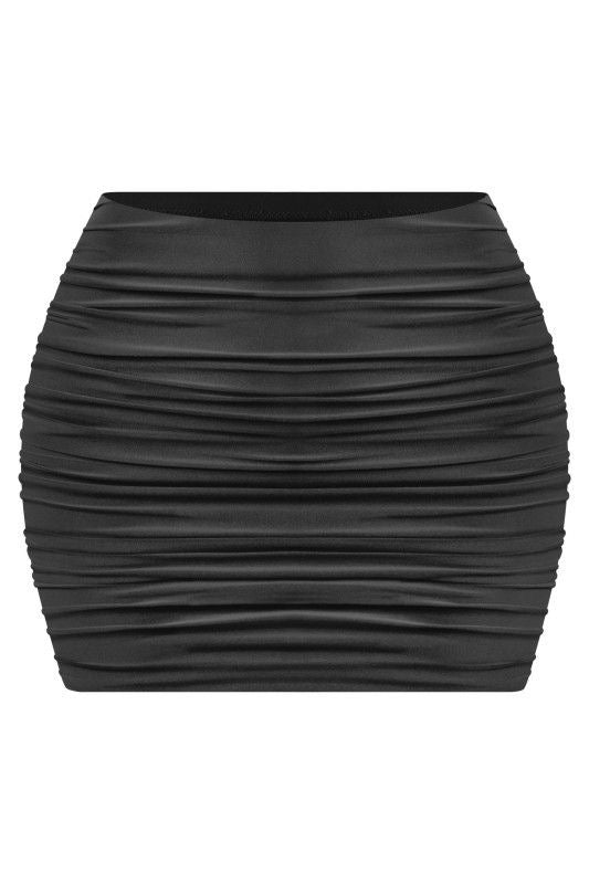 CELINA RUCHED MINI SKIRT