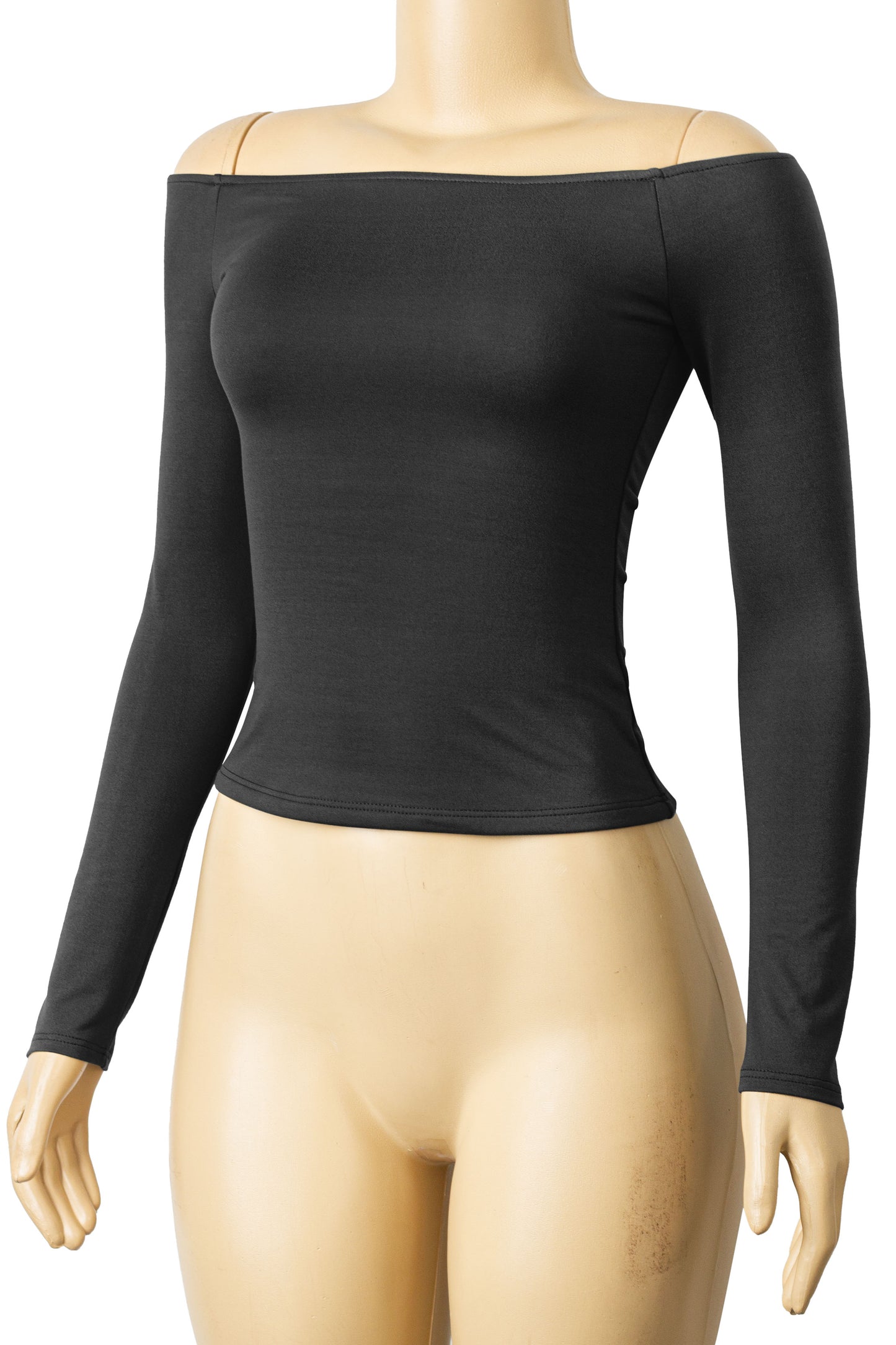 LEXIE LONG SLEEVE OFF SHOULDER TOP