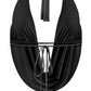 BEKAH OPEN BACK CROP TOP - BLACK