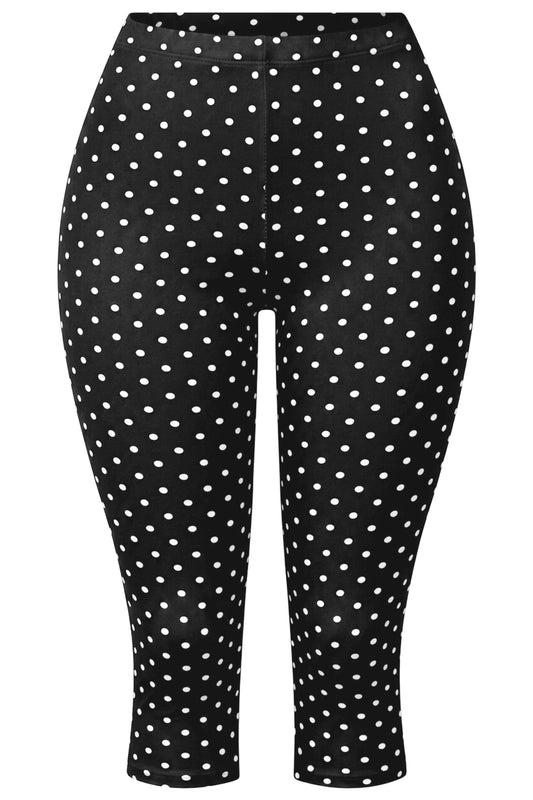 ALLY POLKA DOT CAPRI LEGGINGS