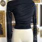 AGATHA ASYMMETRICAL MESH TOP