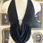 ALLISON HALTER BACKLESS TOP