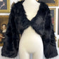 ALLYSSA FAUX FUR CROP JACKET