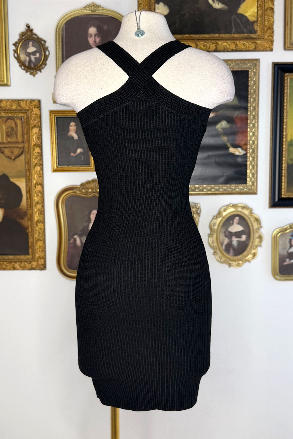 ANGELICA HALTER MINI DRESS