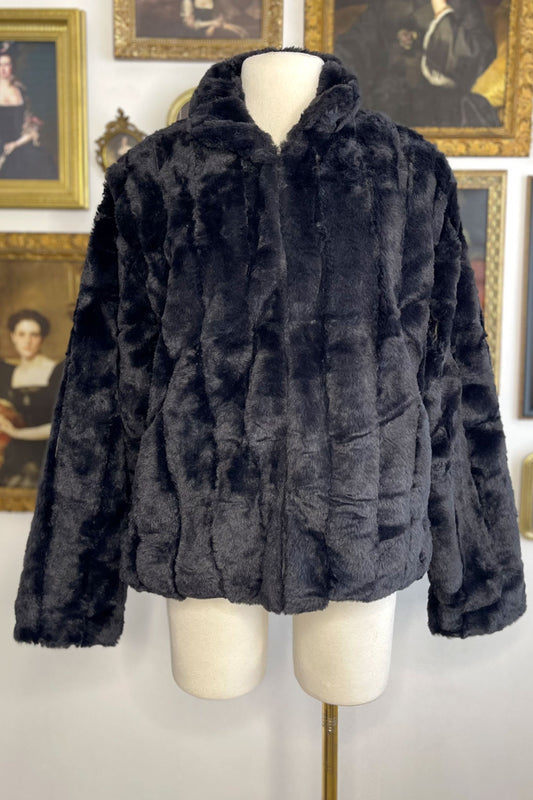 ASHTAR FAUX FUR COZY JACKET