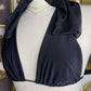BEKAH OPEN BACK CROP TOP - BLACK