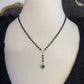 BLACK ROSARY NECKLACE 011