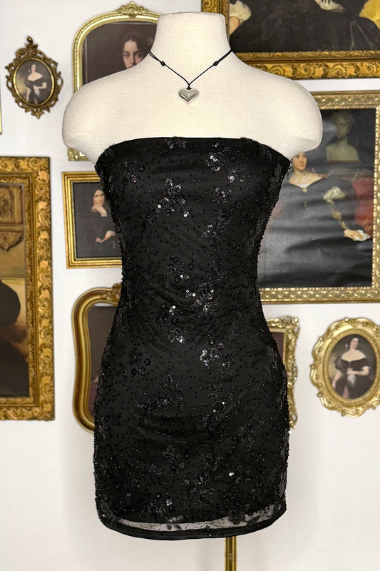 BRIANNA EMBELLISHED MINI DRESS