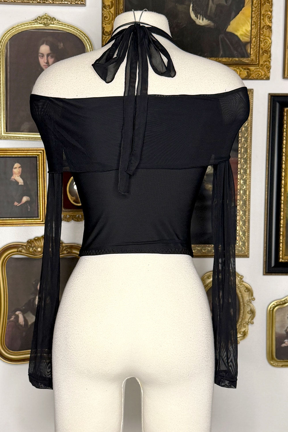 BRIDGET MESH CORSET TOP