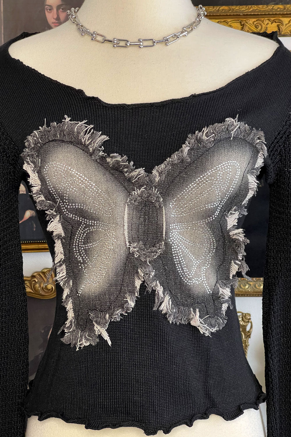 BRITTANY BUTTERFLY KNIT TOP