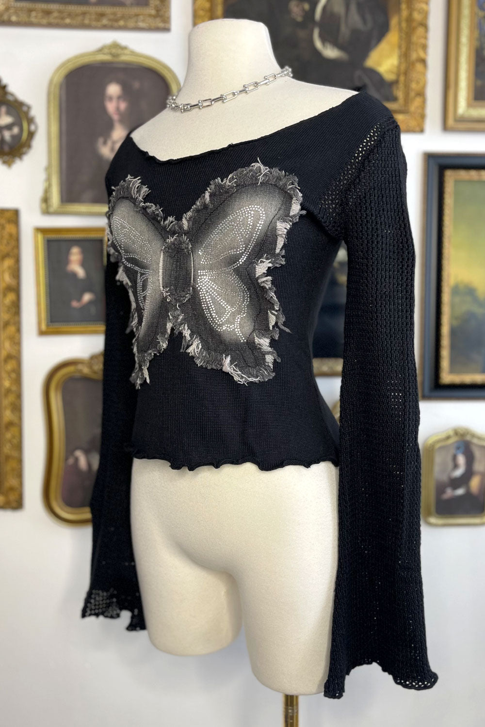 BRITTANY BUTTERFLY KNIT TOP