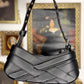 MEXICO D.F. BUCKLE GROMMET SHOULDER PURSE