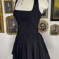 CAT HALTER MINI DRESS