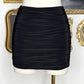 CELINA RUCHED MINI SKIRT