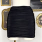 CELINA RUCHED MINI SKIRT