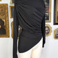 CETERA RUCHED ASYMMETRICAL TOP