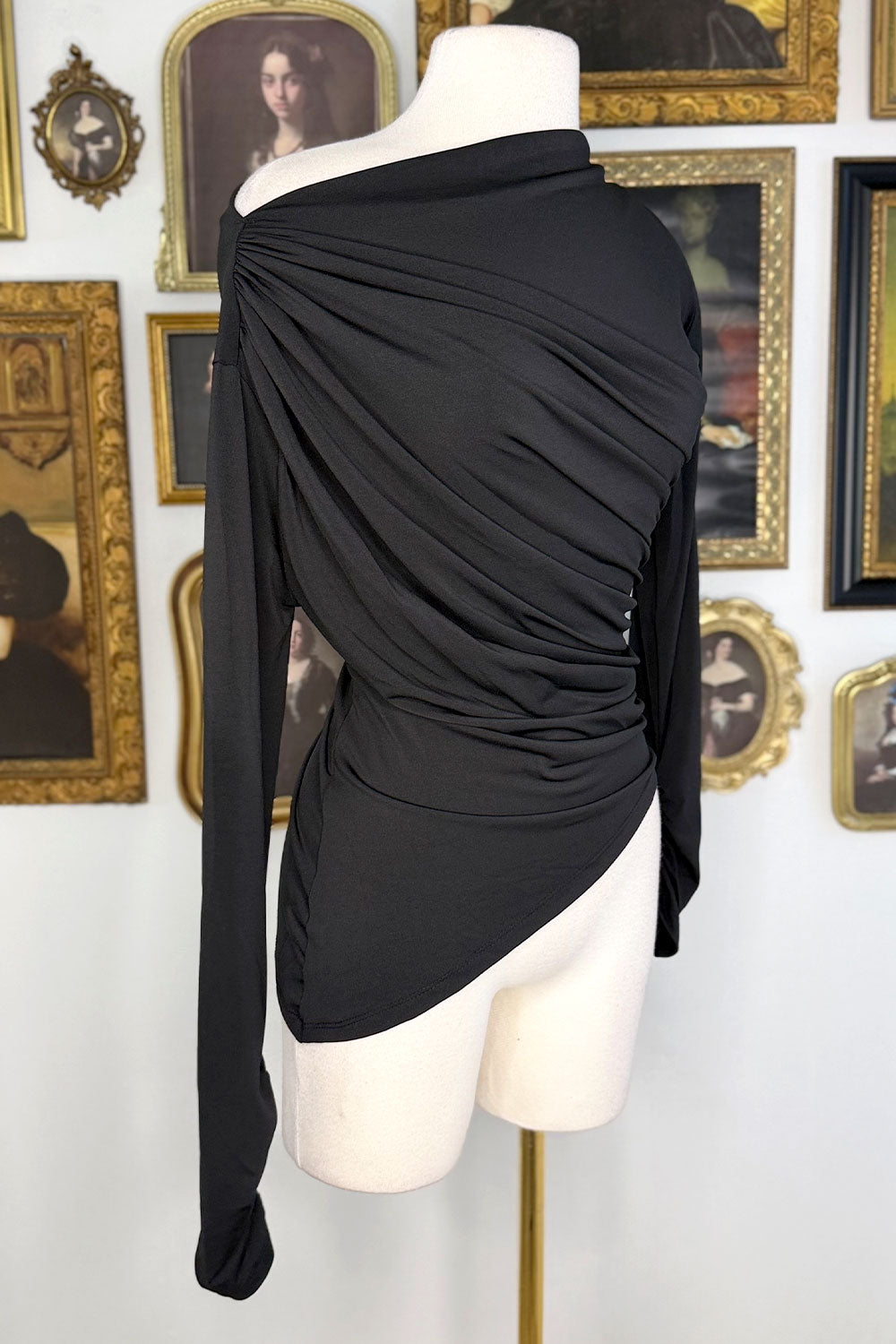 CETERA RUCHED ASYMMETRICAL TOP