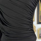 CETERA RUCHED ASYMMETRICAL TOP