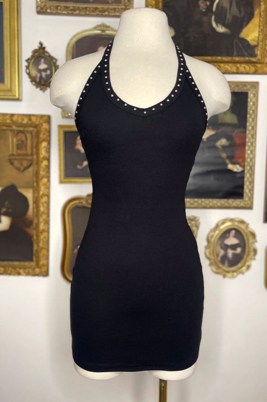 CHRISTINA STUDDED MINI DRESS