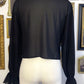 CORRINE RUFFLED SHEER TOP